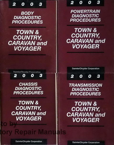 2003 Town & Country, Caravan and Voyager Diagnostic Procedures Body, Powertrain, Transmission, Chassis