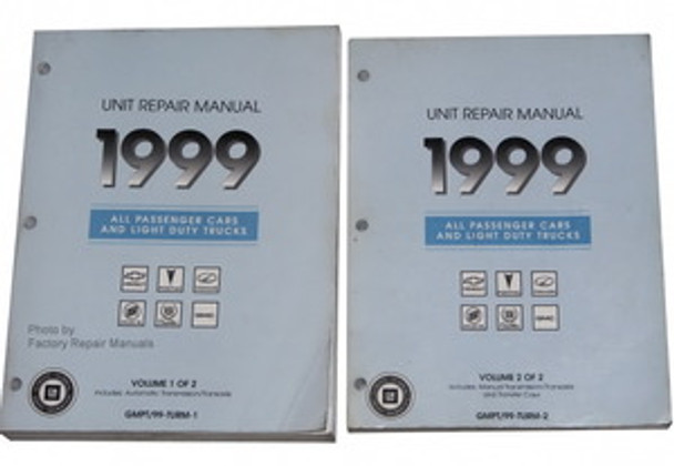 1999 GM Transmission Unit Repair Manual Set GMC Chevy Cadillac Buick Pontiac Olds