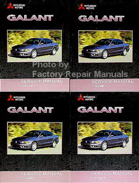 Mitsubishi Motors 2002 Galant Service Manual Volume 1, 2, 3, 4