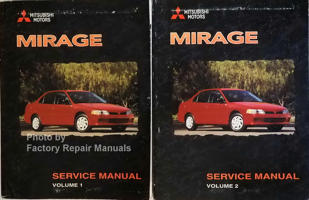 Mitsubishi Mirage Service Manual 1998 Volume 1 and 2