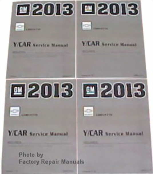 2013 Chevy Corvette Service Manual Volume 1, 2, 3, 4