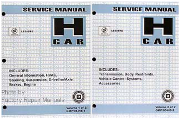 2005 Buick LeSabre Service Manual Volume 1, 2