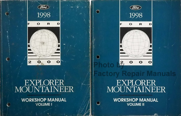 1998 Ford Explorer Mountaineer Workshop Manual Volume 1, 2