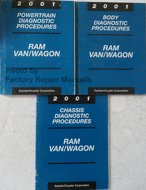 2001 Dodge Ram Van Wagon Diagnostic Procedures Manuals