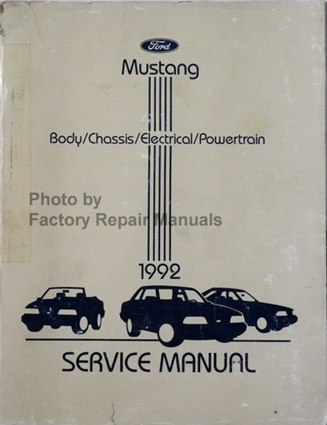 Ford Mustang 1992 Service Manual