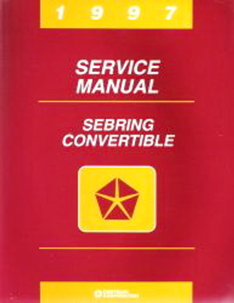 1997 Chrysler Sebring Convertible Factory Service Manual - Original Shop Repair