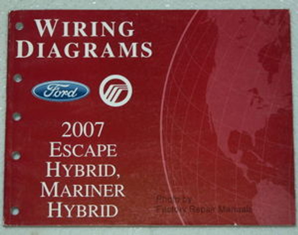Wiring Diagrams Ford Mercury 2007 Escape Hybrid, Mariner Hybrid