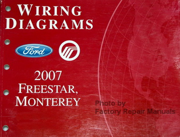 2007 Ford Freestar, Mercury Monterey Wiring Diagrams 