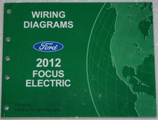 2012 Ford Focus Electric Model Electrical Wiring Diagrams