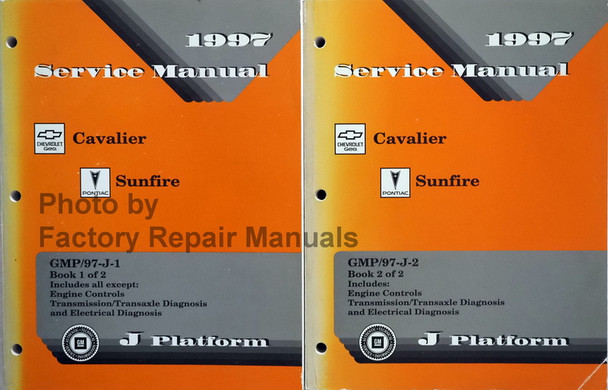 1997 Chevy Cavalier Pontiac Sunfire Service Manual Volume 1 and 2