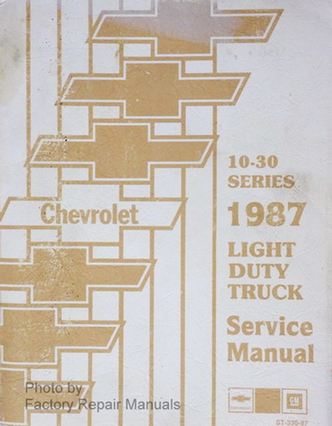 1987 Chevrolet 10-30 Series Light Duty Truck Service Manual