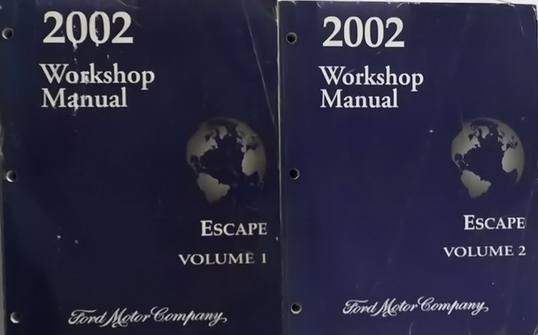 2002 Ford Escape Workshop Manual Volume 1 and 2