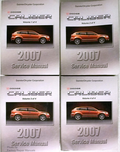 2007 Dodge Caliber Service Manual Volume 1, 2, 3, 4