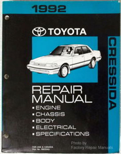 1992 Toyota Cressida Repair Manual