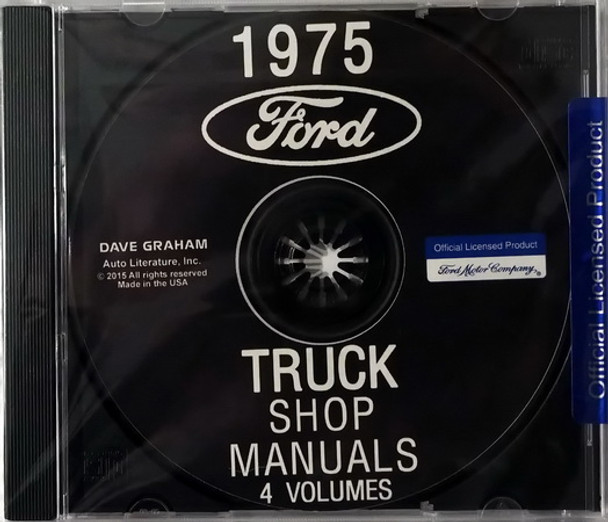 1975 Ford Truck Shop Manuals 4 Volumes