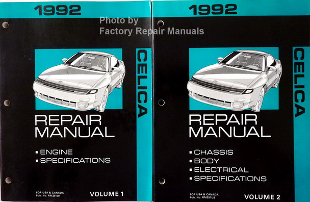 1992 Toyota Celica Repair Manuals Volume 1, 2