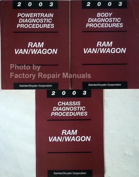 2003 Ram Van/Wagon Powertrain, Body and Chassis Diagnostic Procedures