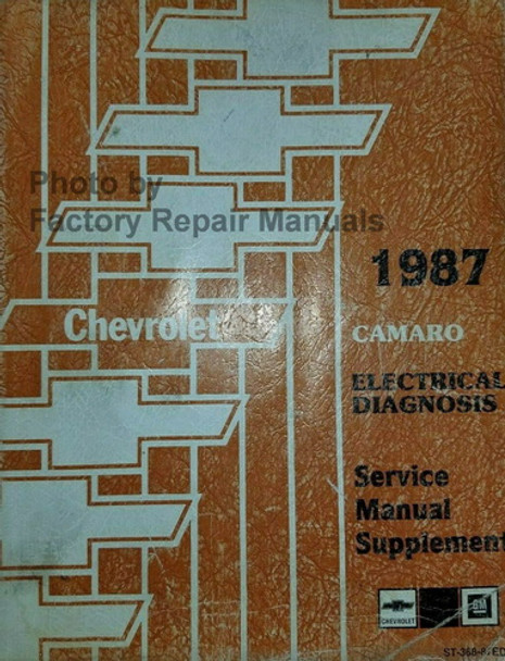 1987 Chevy Camaro Electrical Diagnosis Service Manual