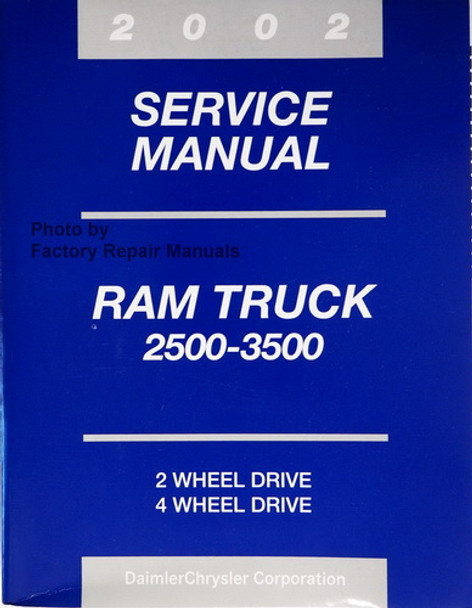 2002 Ram Truck 2500 3500 Service Manual