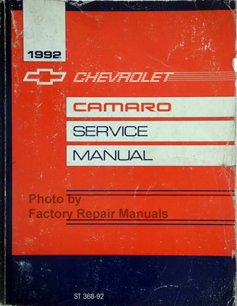 1992 Chevrolet Camaro Service Manual