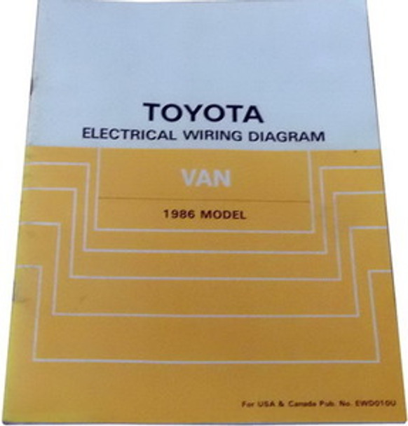 Toyota Electrical Wiring Diagram Van 1986 Model
