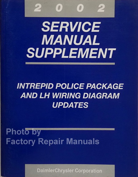 2002 Intrepid Police Package, LH Wiring Diagram Service Manual Supplement