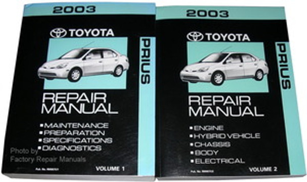 2003 Toyota Prius Repair Manual Volume 1, 2