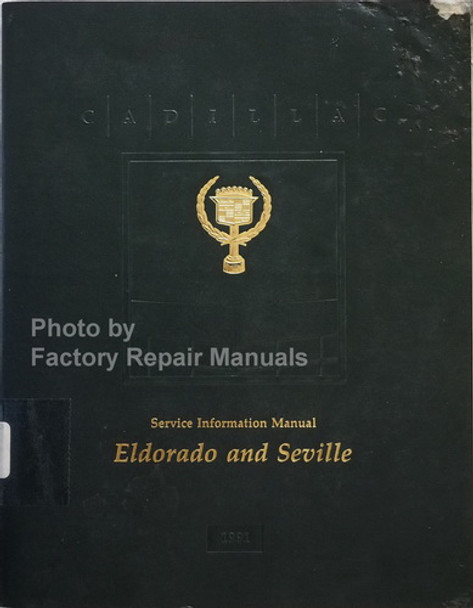 1991 Cadillac Eldorado and Seville Service Manual