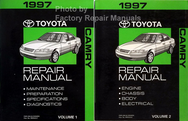 1997 Toyota Camry Repair Manuals Volume 1 and 2