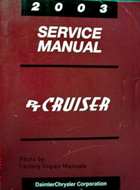 2003 Service Manual Chrysler PT Cruiser