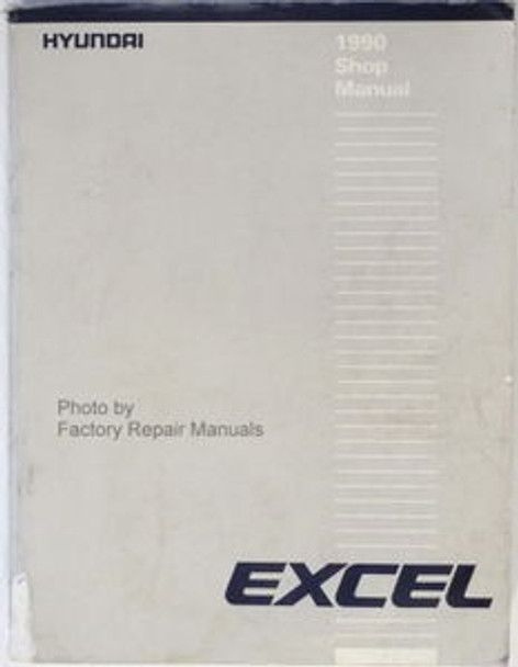 1990 Hyundai Excel Factory Service Manual Original Shop Repair