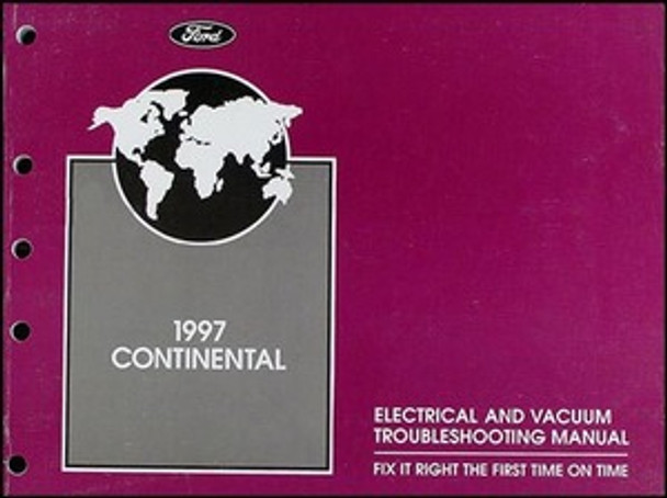 Ford 1997 Continental Electrical and Vacuum Troubleshooting Manual