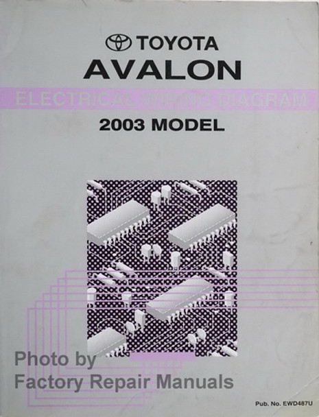 2003 Toyota Avalon Electrical Wiring Diagrams