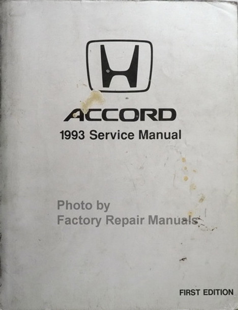 Honda Accord 1993 Service Manual