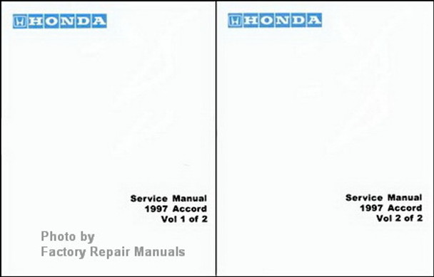 Honda Service Manual 1997 Accord Volume 1a, 1b