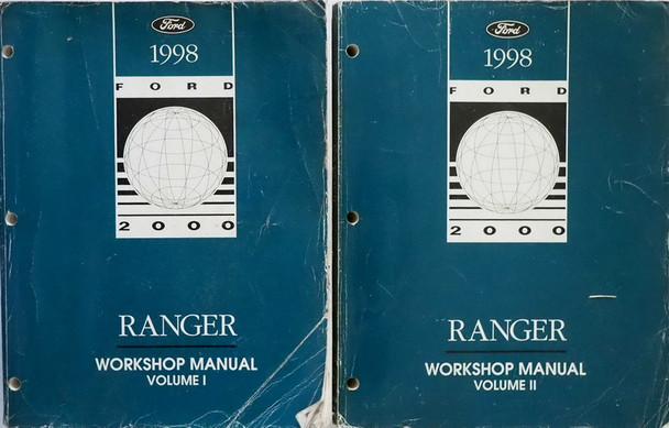 1998 Ford Ranger Service Manual Volume 1 and 2