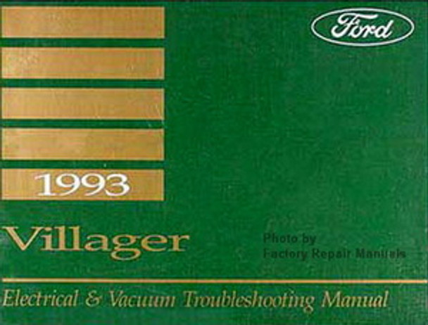 1993 Mercury Villager Electrical & Vacuum Troubleshooting Manual