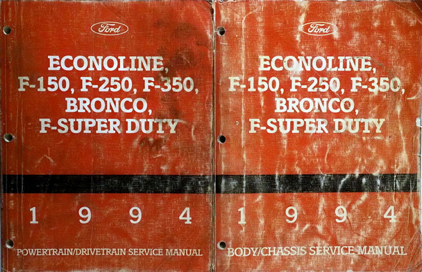 Ford Econoline, F-150, F-250, F-350, Bronco, F-Super Duty 1994 Service manual Volume 1, 2
