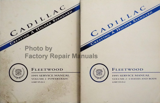 1995 Cadillac Fleetwood Service Manual Volume 1 and 2