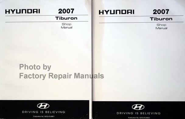 2007 Hyundai Tiburon Service Manual Volume 1, 2