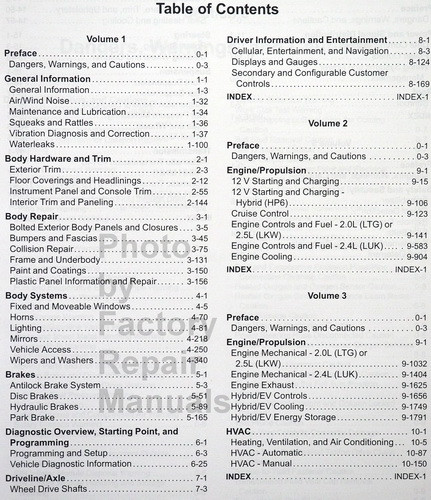 2014 Chevy Malibu Factory Service Manual Complete Set Original Repair