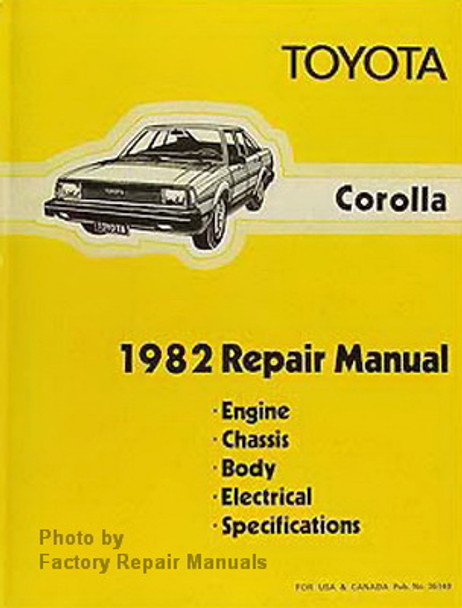 1982 Toyota Corolla Repair Manual