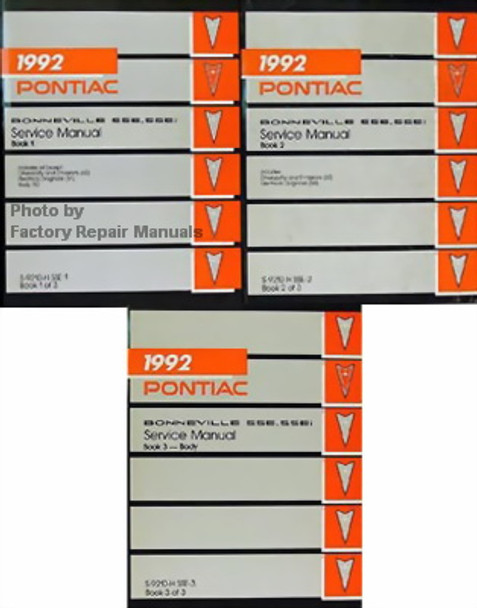 1992 Pontiac Bonneville Service Manuals