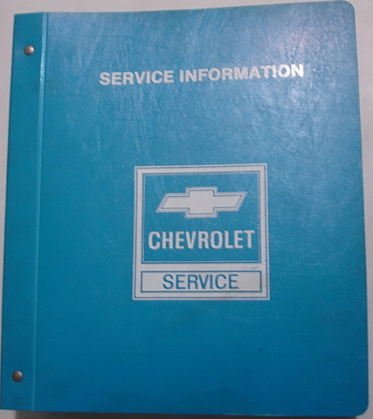 1985 Chevy Pick-up Truck Suburban Van Shop Manual in Binder