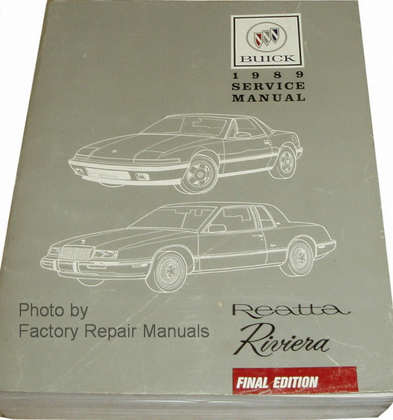 1989 Buick Riviera and Reatta Service Manual