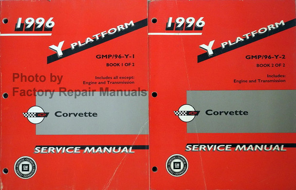 1996 Chevrolet Corvette Service Manuals Volume 1, 2