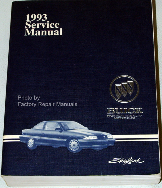 1993 Buick Skylark Service Manual