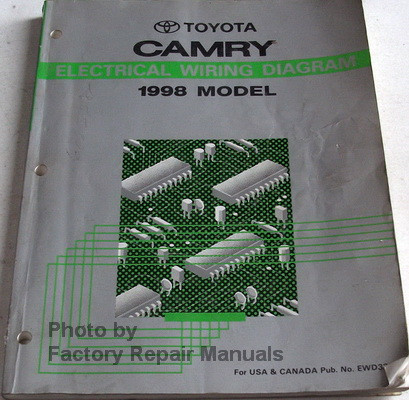1998 Toyota RAV4 Electrical Wiring Diagrams Original Manual - Factory