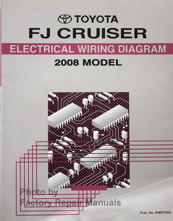2008 Toyota FJ Cruiser Electrical Wiring Diagrams Original Manual