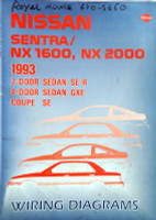1993 Nissan Sentra and NX Wiring Diagrams